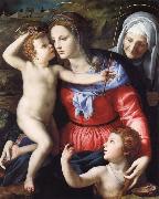 The Madonna and Child with Saint John the Baptist and Saint Anne Agnolo Bronzino